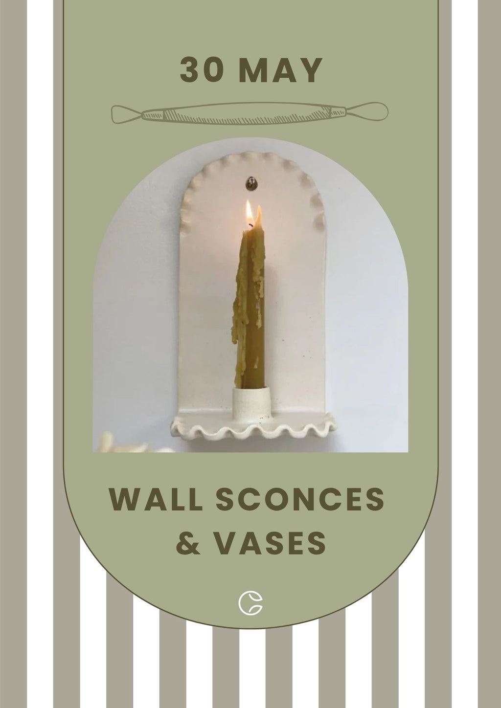 Ceramic Wall Sconces & Vases | 30 MAY